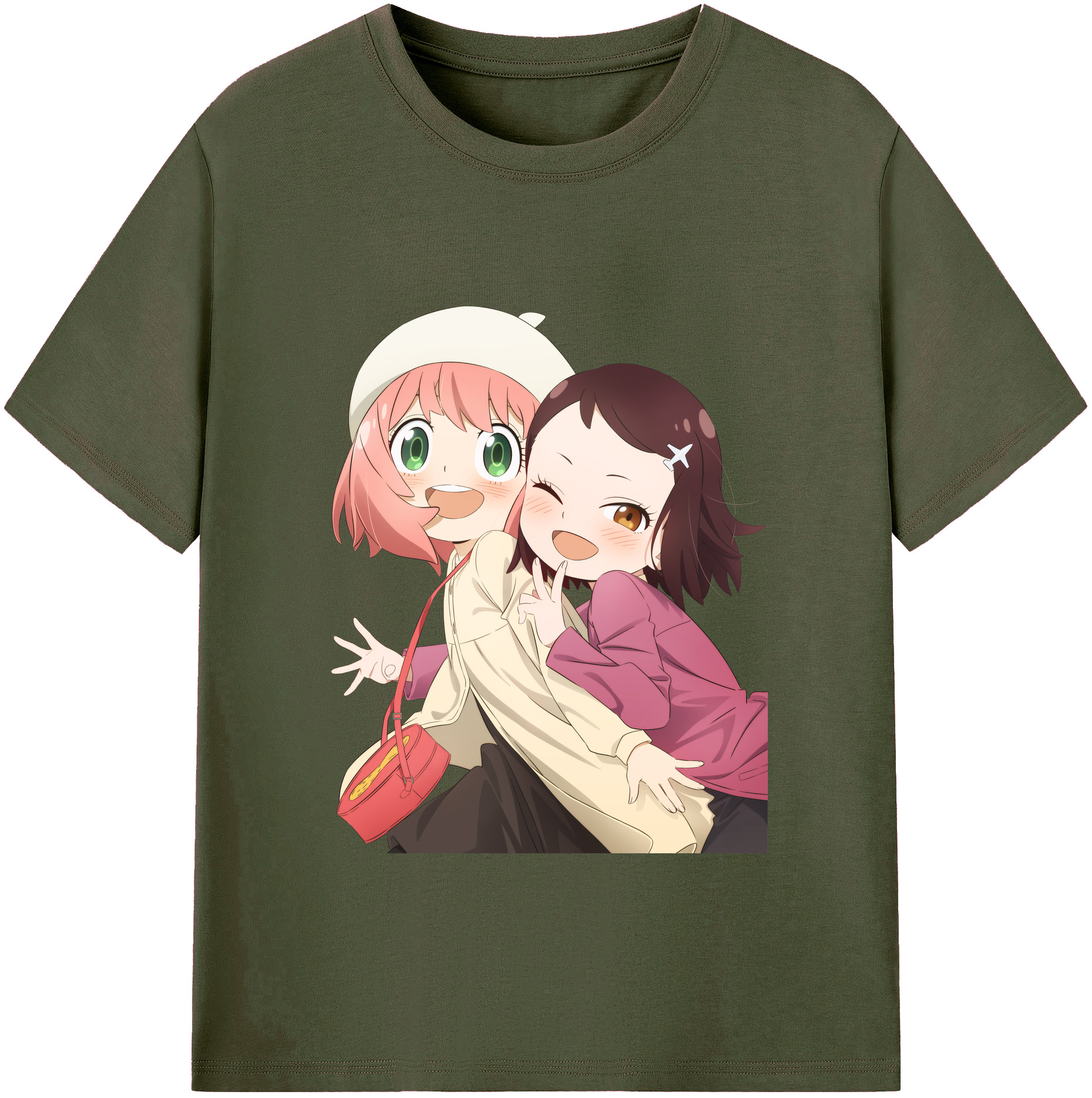 （画像用） SPY×FAMILY间谍家家酒 綿100％ メンズ半袖Tシャツ｜肌触りやわらか＆通気性